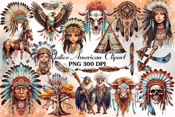 Download Native American Clipart Bundle - Bundle Collection