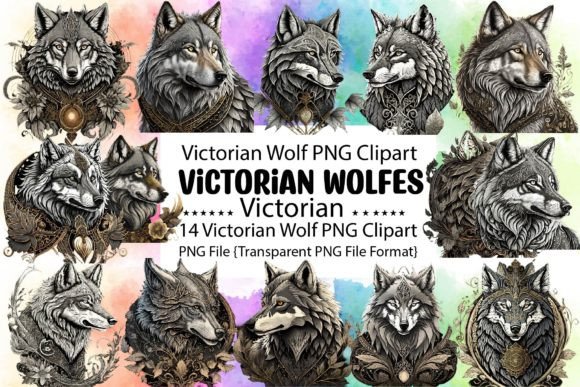 Download Victorian Wolf PNG Bundle - Bundle Collection
