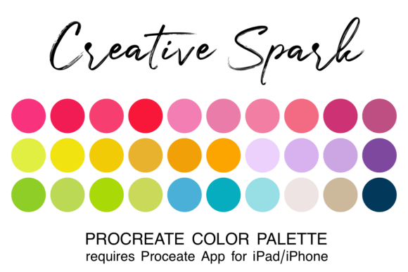 Download Creative Spark Procreate Color Palette - Palette Collection