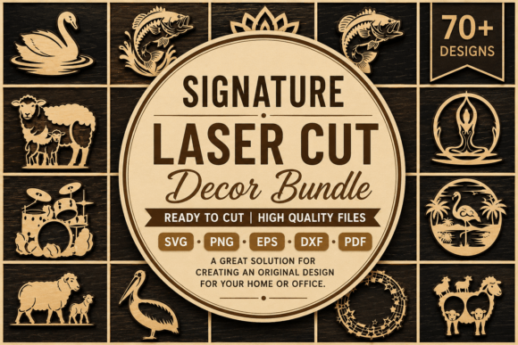 Download Signature Laser Cut Decor SVG Bundle - Bundle Collection