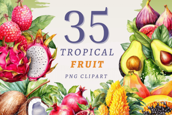 Download Tropical Fruit PNG Bundle - Bundle Collection
