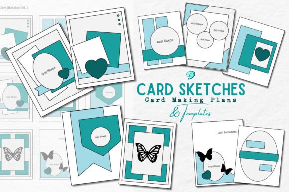 Download Card Making Sketches Vol. 1 - Sketch Collection